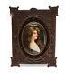 Stunning Kpm Hand Painted Porcelain Plaque Of A Beauty, 19th Century