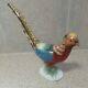 Stunning Large Hungarian Vintage Hand Painted Herend Porcelain Pheasant Figure
