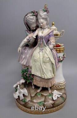 Superb, Almost Perfect, 1st Quality 26 cm Meissen Porcelain Group Model E70