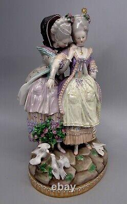 Superb, Almost Perfect, 1st Quality 26 cm Meissen Porcelain Group Model E70