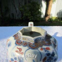 Superb Antique Chinese 18thC Kangxi Imari Teapot Fine Porcelain