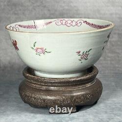 Superb Antique Chinese Mid 18th Century Qianlong Famille Rose 14.5cm Bowl