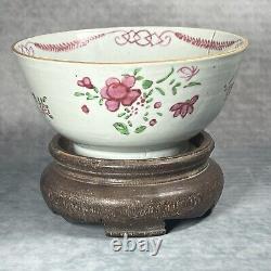 Superb Antique Chinese Mid 18th Century Qianlong Famille Rose 14.5cm Bowl