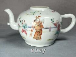 Superb Antique c1760 Chinese Qianlong Export Famille Rose Teapot (No Cover)