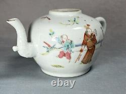 Superb Antique c1760 Chinese Qianlong Export Famille Rose Teapot (No Cover)