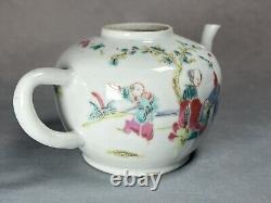 Superb Antique c1760 Chinese Qianlong Export Famille Rose Teapot (No Cover)