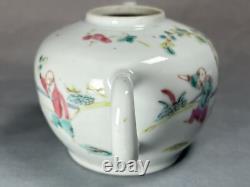 Superb Antique c1760 Chinese Qianlong Export Famille Rose Teapot (No Cover)