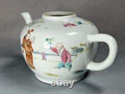 Superb Antique c1760 Chinese Qianlong Export Famille Rose Teapot (No Cover)