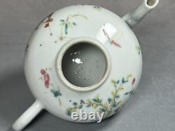 Superb Antique c1760 Chinese Qianlong Export Famille Rose Teapot (No Cover)
