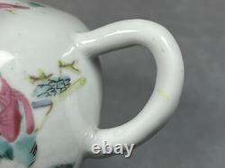 Superb Antique c1760 Chinese Qianlong Export Famille Rose Teapot (No Cover)