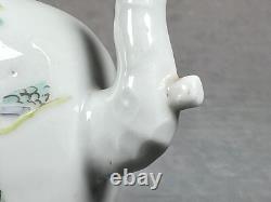 Superb Antique c1760 Chinese Qianlong Export Famille Rose Teapot (No Cover)