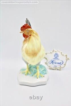 Superb Herend porcelain figurine hand painted Hen natural collection Chicken