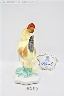 Superb Herend porcelain figurine hand painted Hen natural collection Chicken