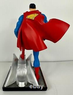 Superman DC Direct Hand Painted Porcelain Statue By Tim Bruckner 334/6500