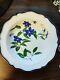 Tiffany & Co Este Ceramiche Hand Painted Blue Floral Serving Bowl Made In Italy