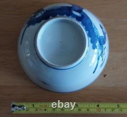 Two Chinese Qianlong 18th Century Porcelain Blue & White Bowls Super Condition