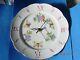 Vintage Porcelain Wall Clock By Herend Hungary Queen Victoria Hand Painted