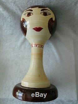 VTG Stangl Ceramic Mannequin Head Hat Wig Stand Brunette 15 Limited 60's EUC