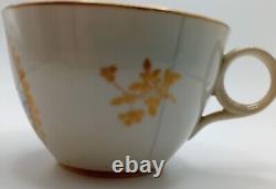 Very Early Minton cup and saucer in pattern 58, Hand painted scenes c1804