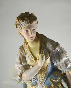 Very Large Antique 19th Century Vion & Baury Paris Porcelain Handpainted Figure