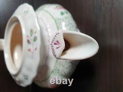 Victorian Porcelain Hand Painted Tea Set China Teapot Cups Saucers 377