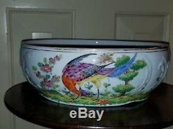 Vintage Bailey Banks Biddle Hand Painted Chelsea Bird Porcelain Bowl 9 3/8