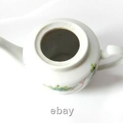 Vintage Chinese Oriental Fish Tea Pot Porcelain Ceramic Hand Painted Tea Pot