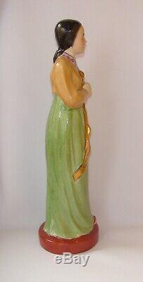Vintage Chinese porcelain figurine China Statue Korean Women Girl