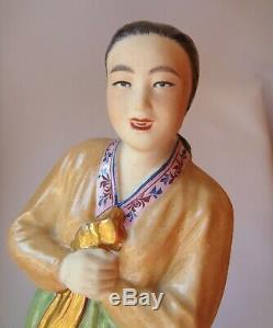 Vintage Chinese porcelain figurine China Statue Korean Women Girl
