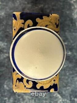 Vintage Chinoiserie Porcelain Tea Caddy/Canister. Hand painted with Dalmatians