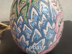 Vintage Hand Painted Porcelain Ceramic Egg