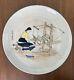 Vintage Hand Painted Porcelain Daehan China Co Of Korea Charger Wall Decoration