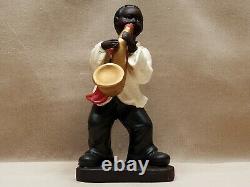 Vintage Hand Painted Porcelain Jazz Figurines New Orleans Preservation Hall