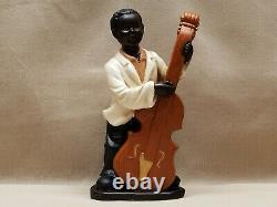 Vintage Hand Painted Porcelain Jazz Figurines New Orleans Preservation Hall