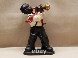 Vintage Hand Painted Porcelain Jazz Figurines New Orleans Preservation Hall