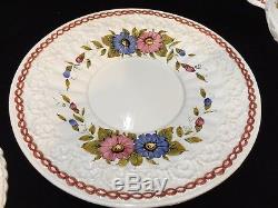 Vintage Handpainted Porcelain Italian Soup Tureen with Lid, Ladle & Underplate