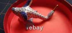 Vintage Herend Hungary Fishnet Hand Painted Wild Goose Vintage Herend Bird, Mint