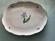 Vintage Herend Hungary Hand Painted Porcelain Oval Flower Pattern Dish