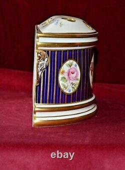 Vintage Lynton Derby Hand Painted Porcelain Bough Vase Pot