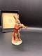 Vintage Pmp Porcelain Rabbit Red Tuxedo With Trumpet By Edmund Haase/handpainted