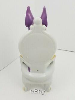 Vintage Purple Mama Doe Deer + 2 Baby Fawns Hand-Painted Porcelain Japan Tilso