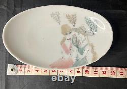 Vintage Rosenthal Hand-Painted Porcelain Jewelry Dish Rendezvous