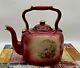 Vintage Utopia Staffordshire Porcelain Hand Painted Kettle/teapot 1940