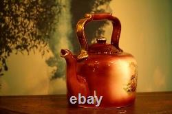 Vintage Utopia Staffordshire Porcelain Hand Painted Kettle/Teapot 1940