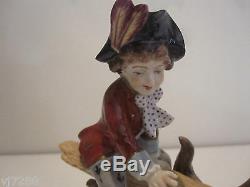 Volkstedt German Hand Painted Porcelain Figurine