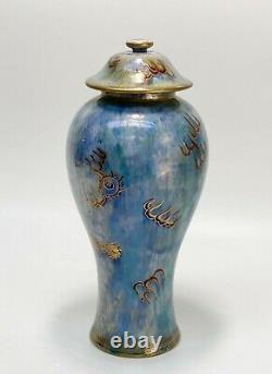Wedgwood England Fairyland Lustre Hand Painted Porcelain Covered Urn