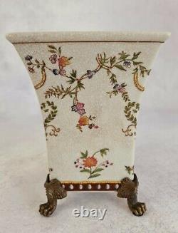 Wong Lee 1895 Chinese Porcelain Hand Painted Vase in the French Style