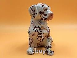 YaYou Zhen Cang Signed Chinese Porcelain hand painted Imari hound dog