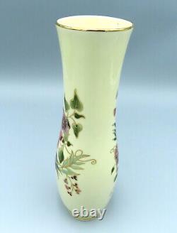 Zsolnay Porcelain Vase Hungarian Hand Painted Large Tall Meadow Flowers 9601